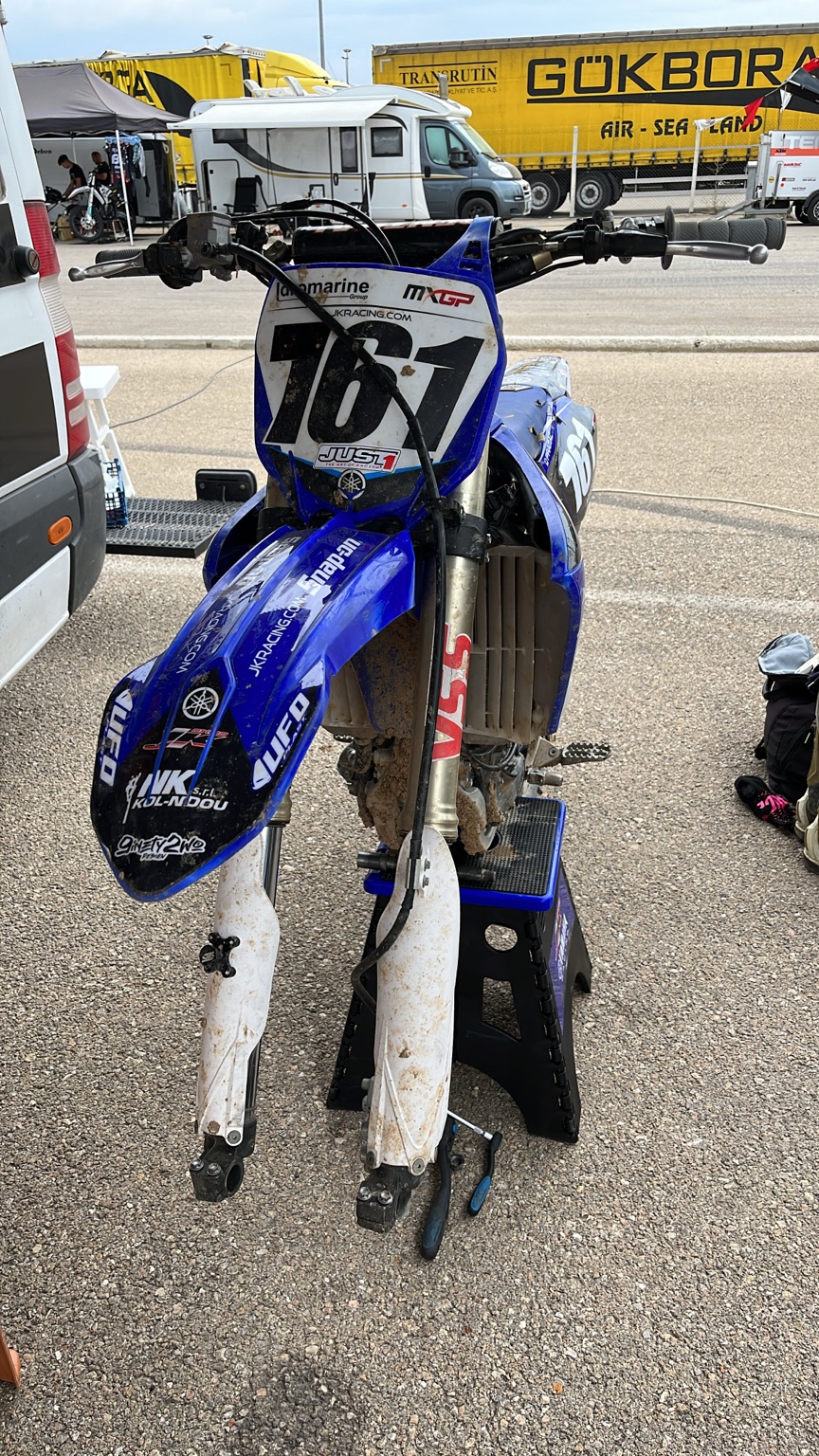 Yamaha 761 in the paddock