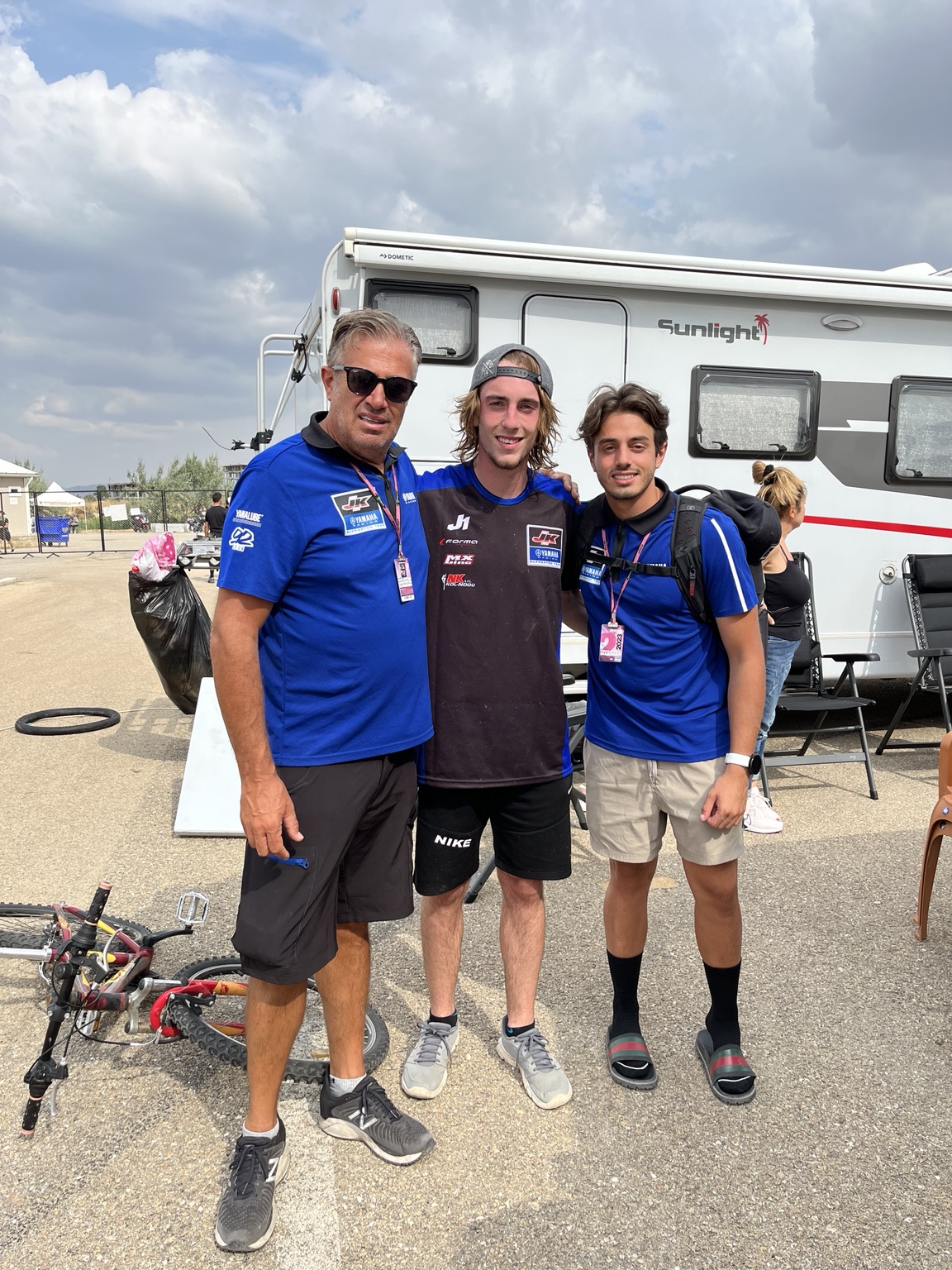 JK Yamaha Racing paddock 2023