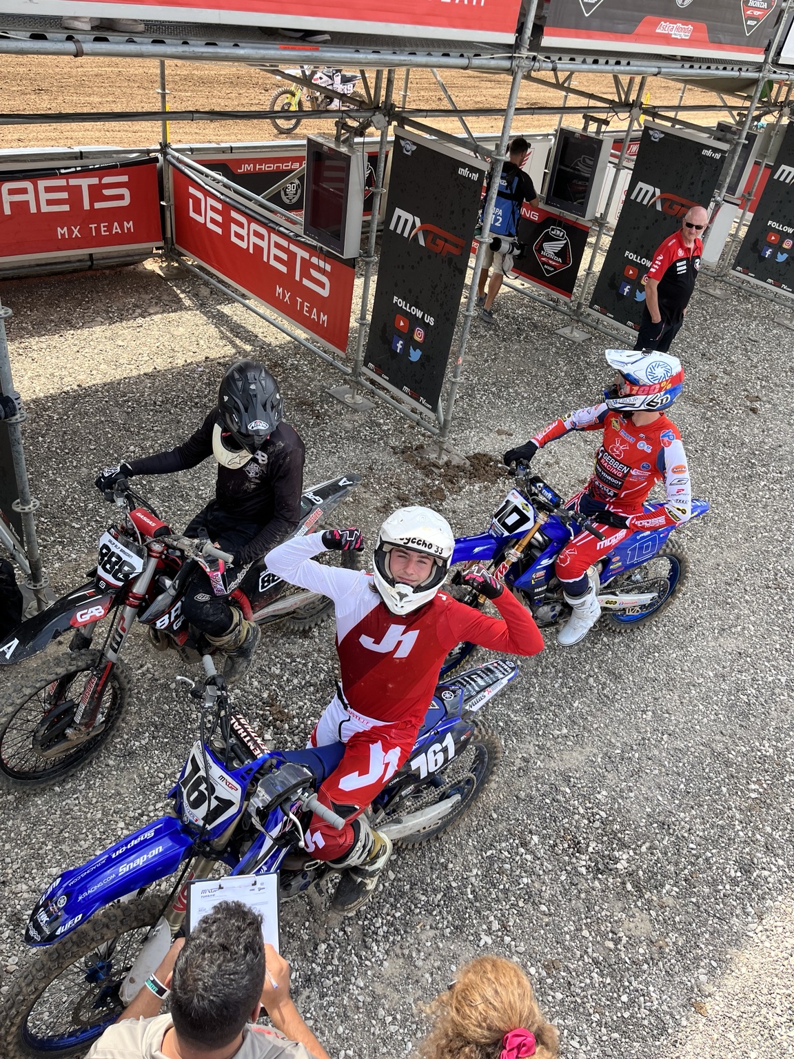 Waiting zone at MXGP Türkiye 2023