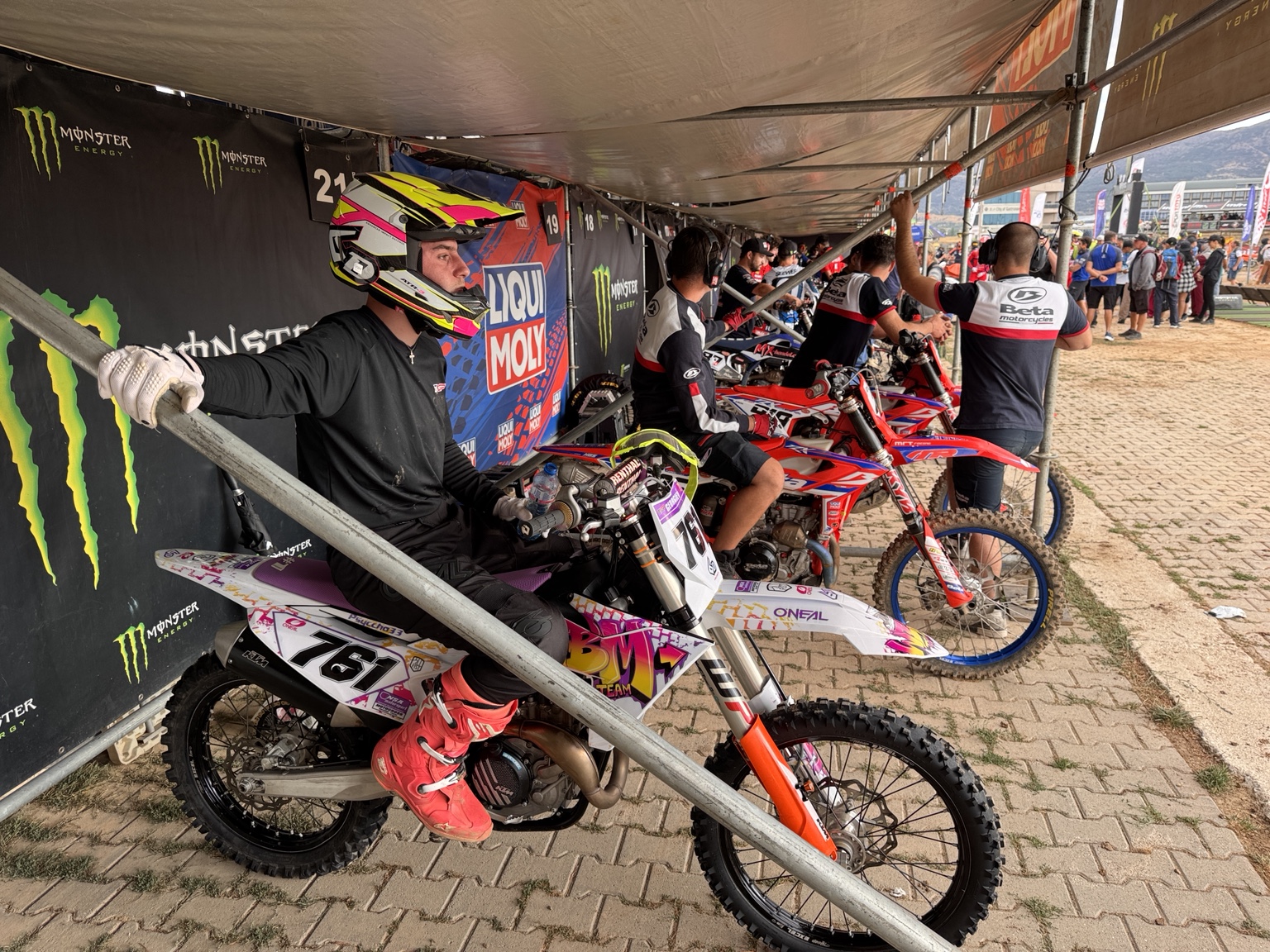Julian Georgiev with KTM 761